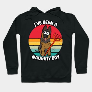 ive been a naughty boy - guard dog Hoodie